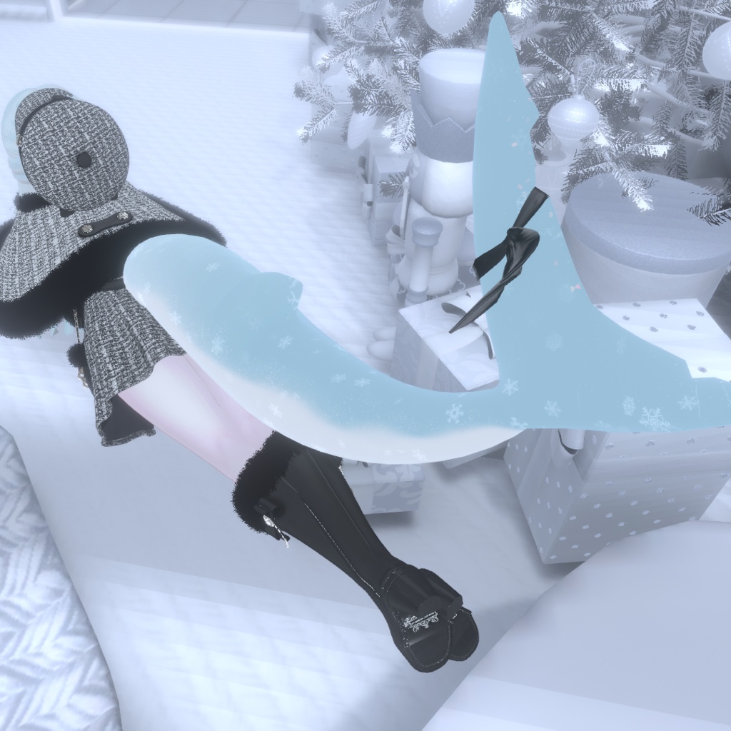 🦈【ルルネ用】雪が動くSnowtail【VRchat】
