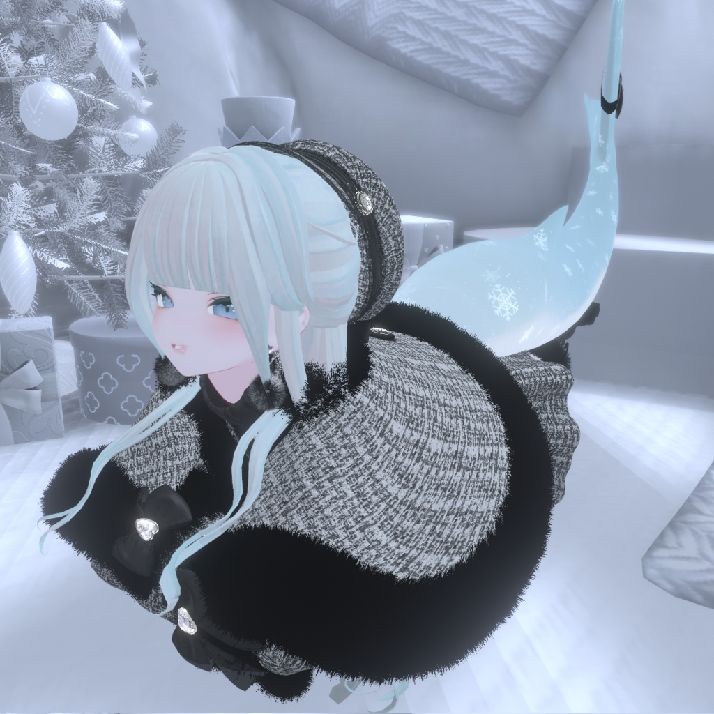 🦈【ルルネ用】雪が動くSnowtail【VRchat】