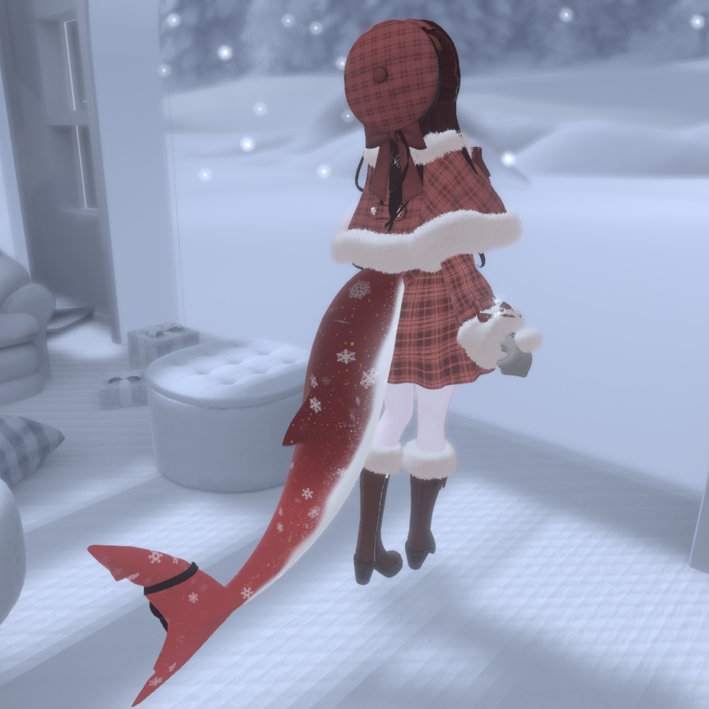 🦈【ルルネ用】雪が動くSnowtail【VRchat】