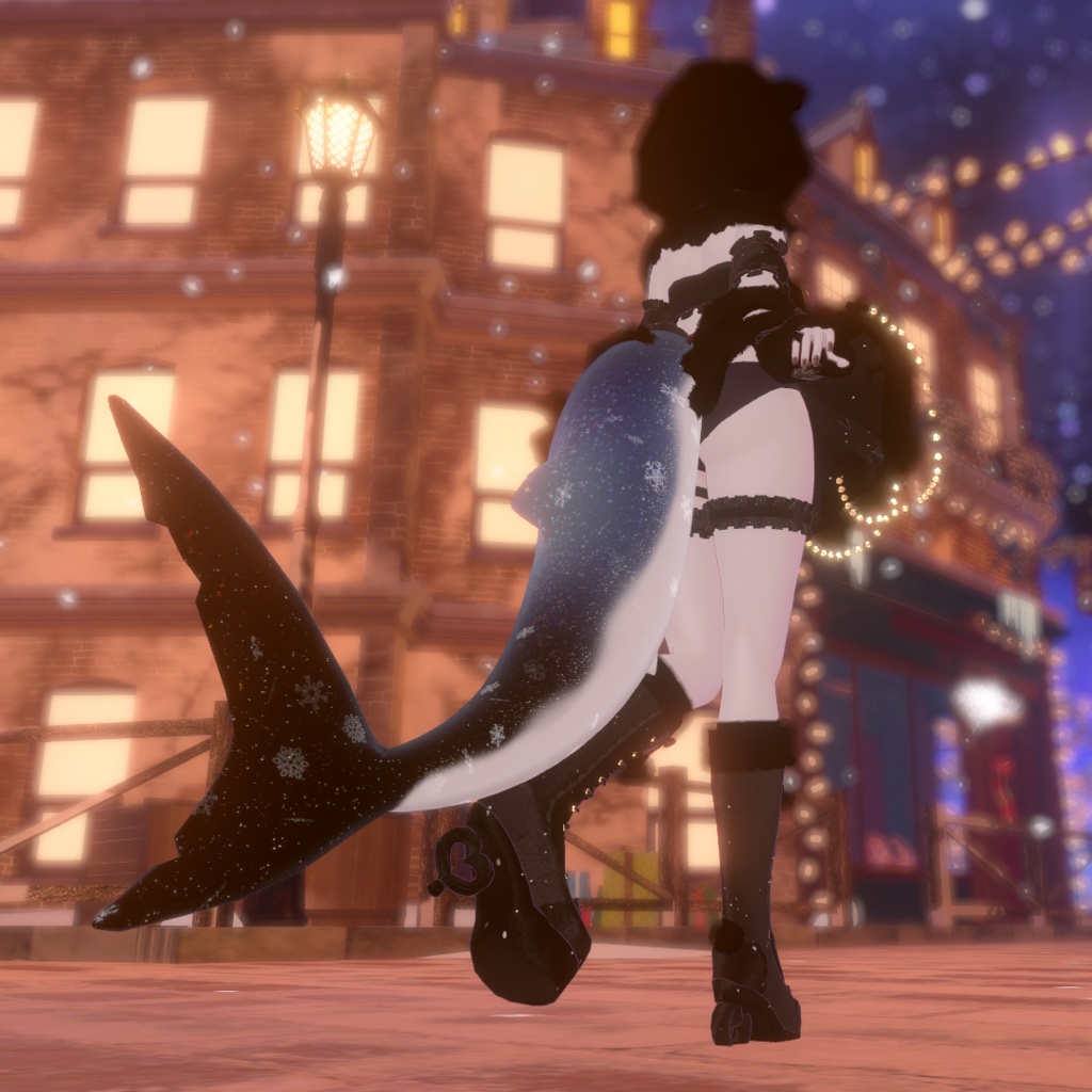 🦈【ルルネ用】雪が動くSnowtail【VRchat】