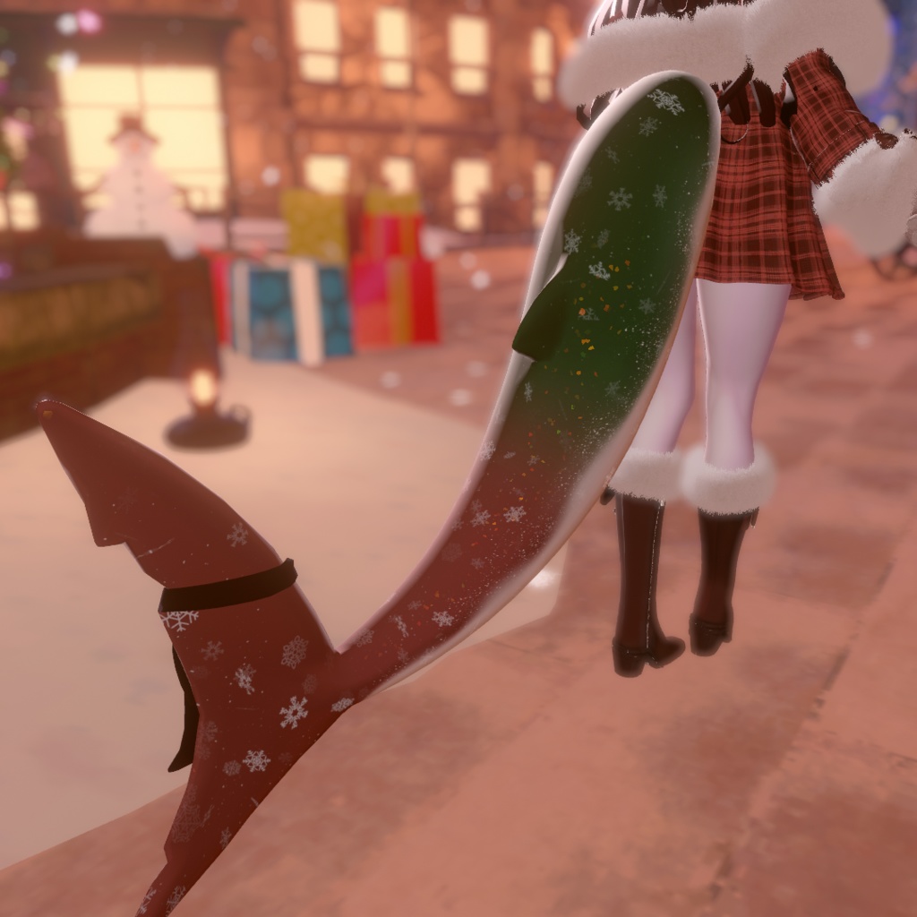 🦈【ルルネ用】雪が動くSnowtail【VRchat】