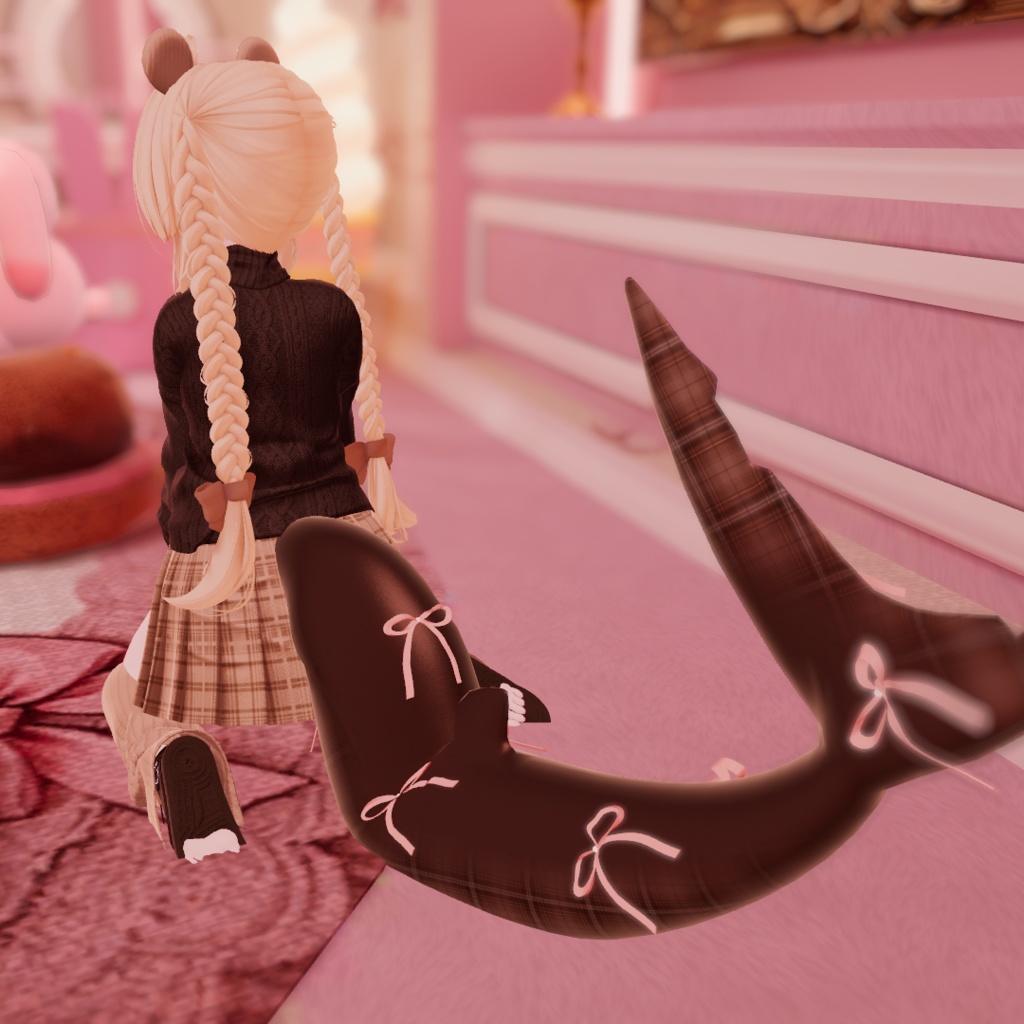 🦈【ルルネ用】Ribbontail+リボンアクセ【VRchat】