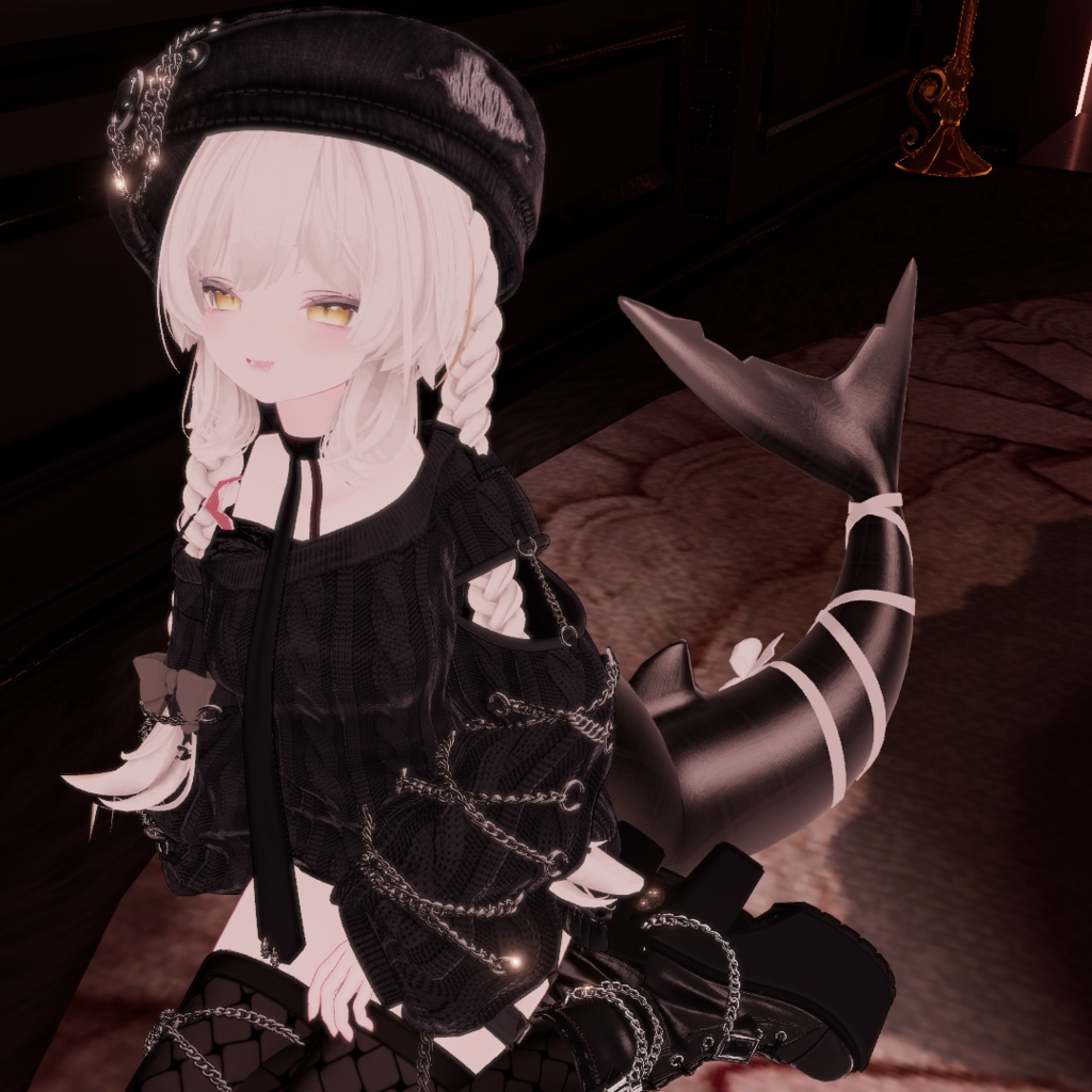 🦈【ルルネ用】Ribbontail+リボンアクセ【VRchat】