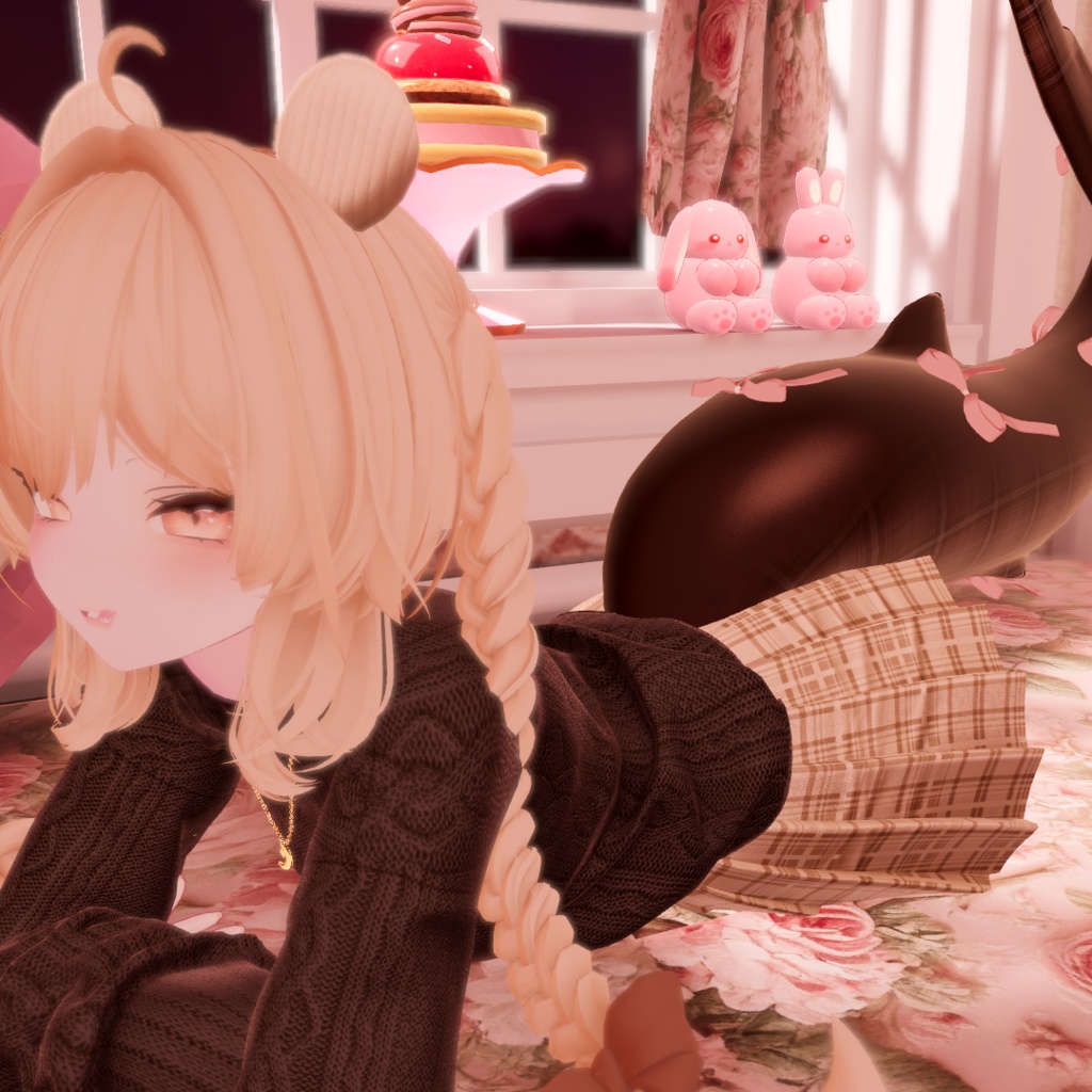 🦈【ルルネ用】Ribbontail+リボンアクセ【VRchat】