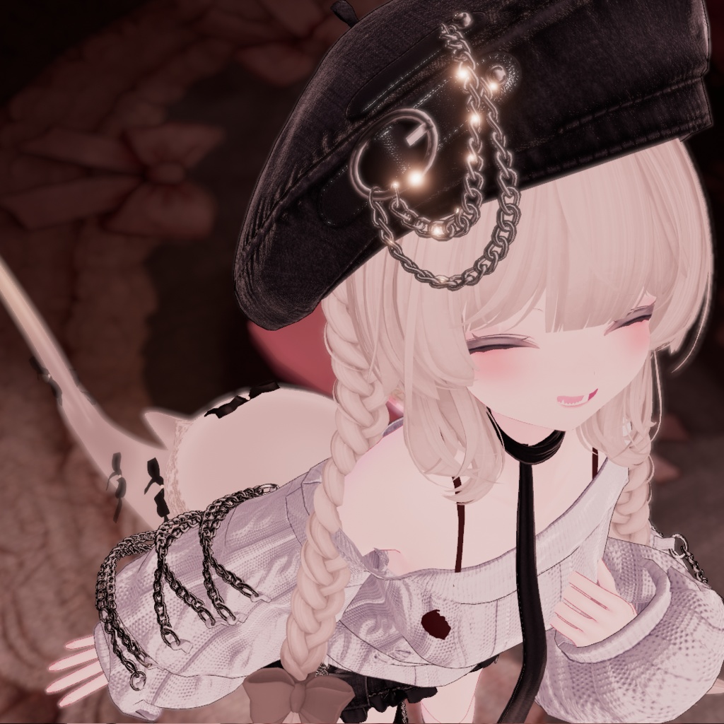 🦈【ルルネ用】Ribbontail+リボンアクセ【VRchat】