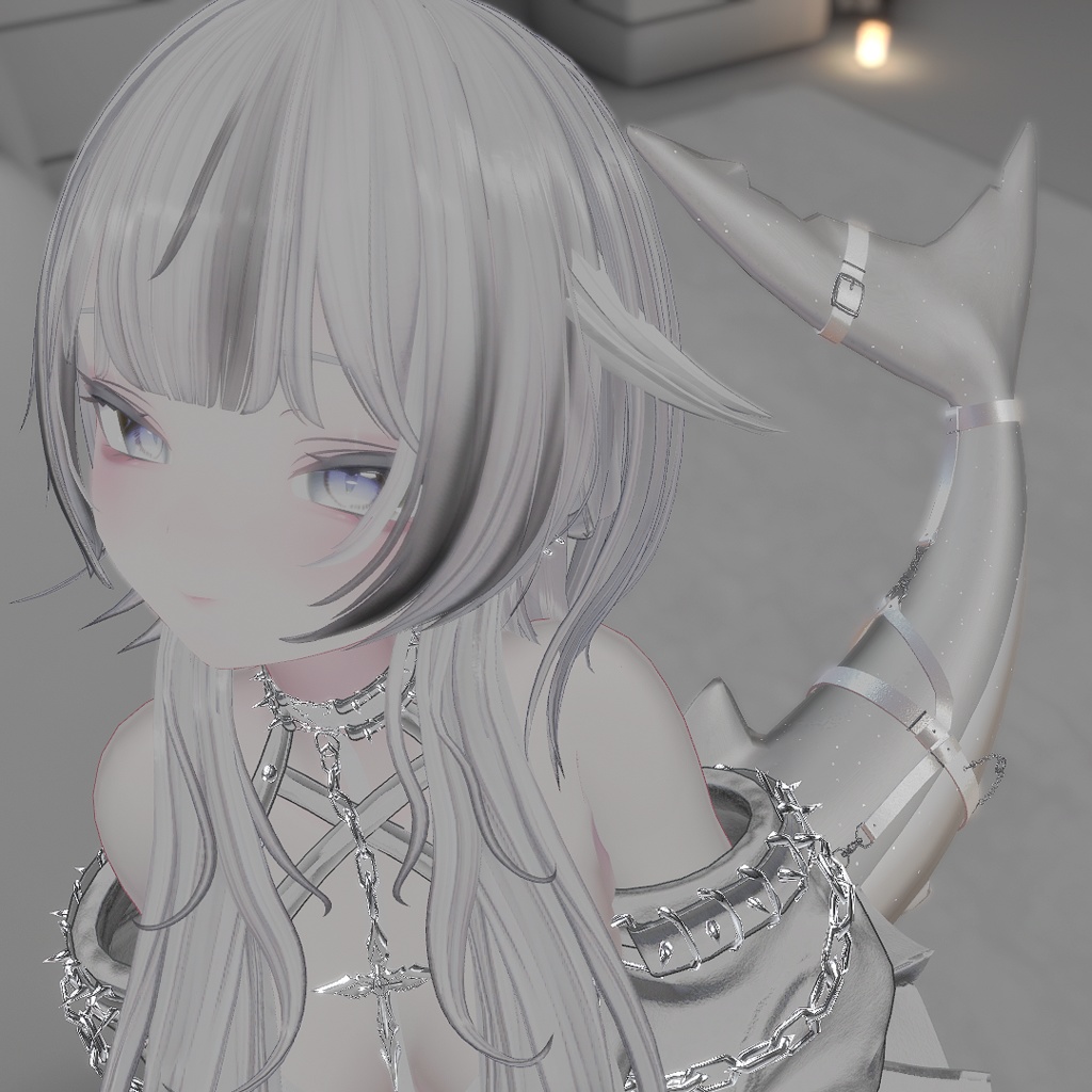 🦈【ルルネ】尻尾beltアクセ【VRChat】
