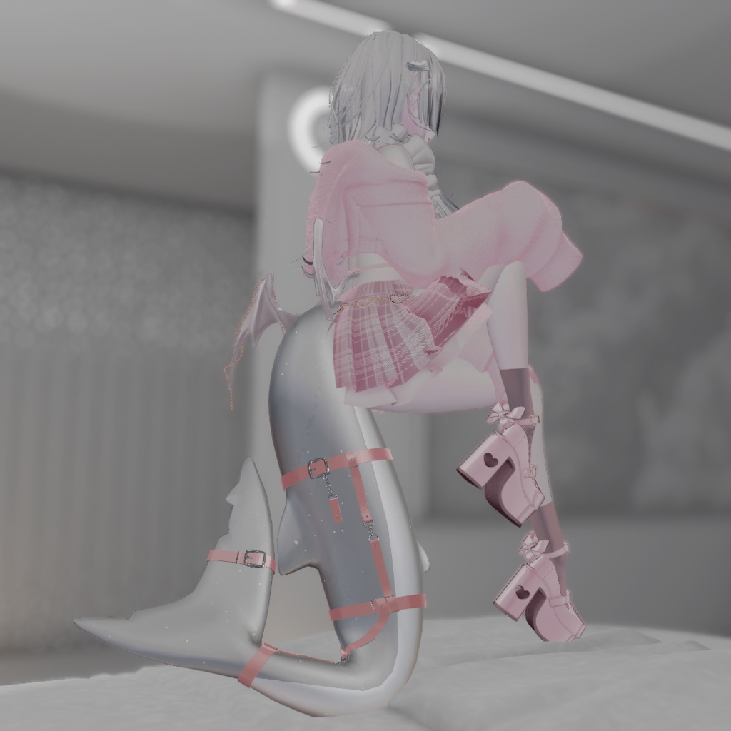 🦈【ルルネ】尻尾beltアクセ【VRChat】