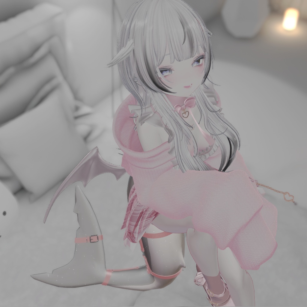 🦈【ルルネ】尻尾beltアクセ【VRChat】
