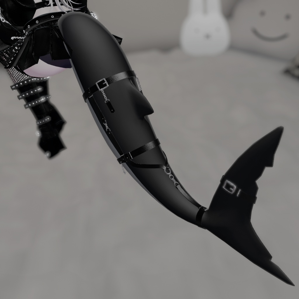 🦈【ルルネ】尻尾beltアクセ【VRChat】