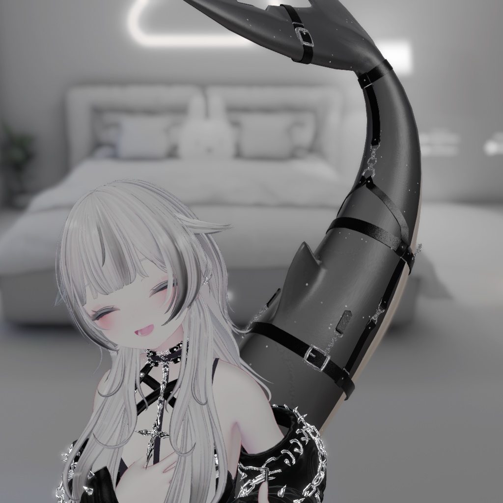 🦈【ルルネ】尻尾beltアクセ【VRChat】