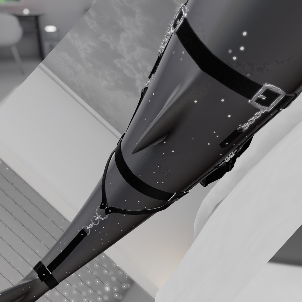 🦈【ルルネ】尻尾beltアクセ【VRChat】