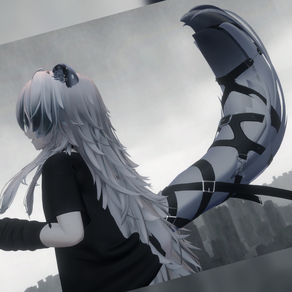 【真央】尻尾Harnessアクセ【VRChat】