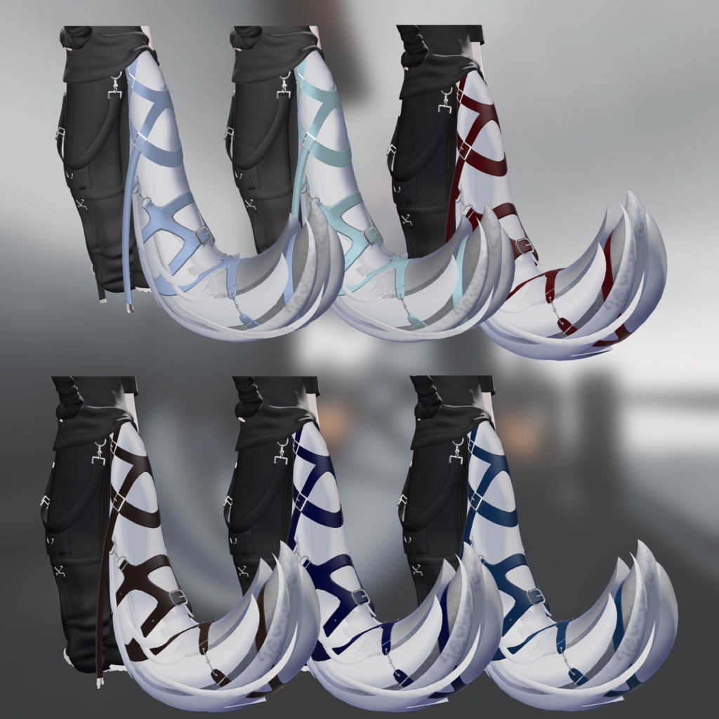 【真央】尻尾Harnessアクセ【VRChat】