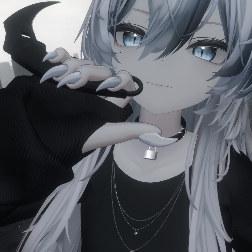 【複数対応】猫爪ネイル【VRchat想定】