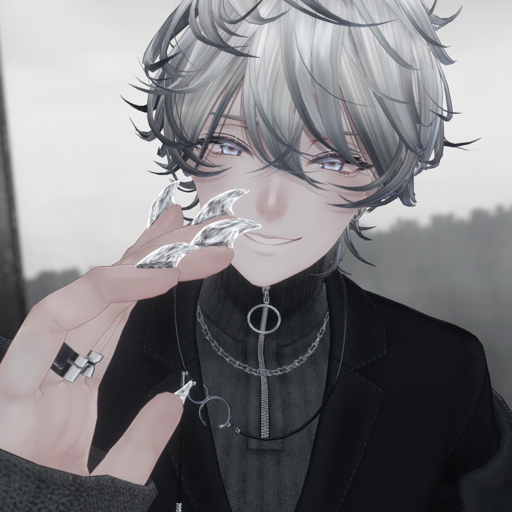 【複数対応】猫爪ネイル【VRchat想定】