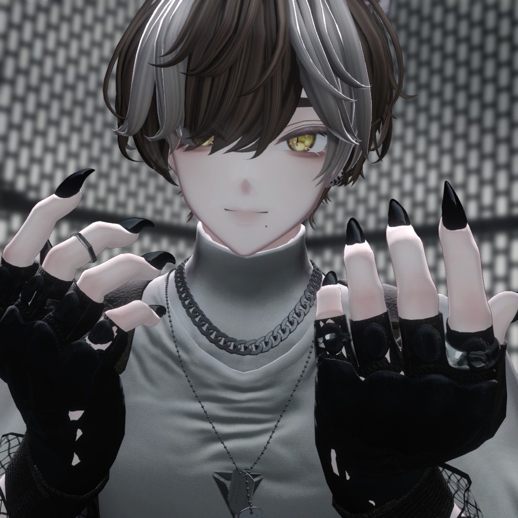 【複数対応】猫爪ネイル【VRchat想定】
