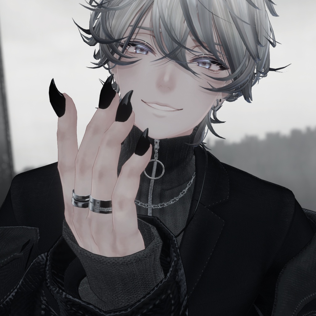 【複数対応】猫爪ネイル【VRchat想定】