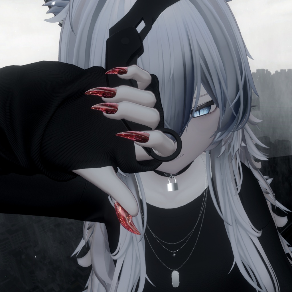 【複数対応】猫爪ネイル【VRchat想定】