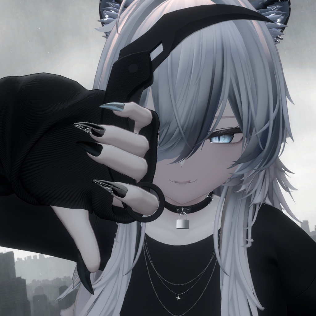 【複数対応】猫爪ネイル【VRchat想定】