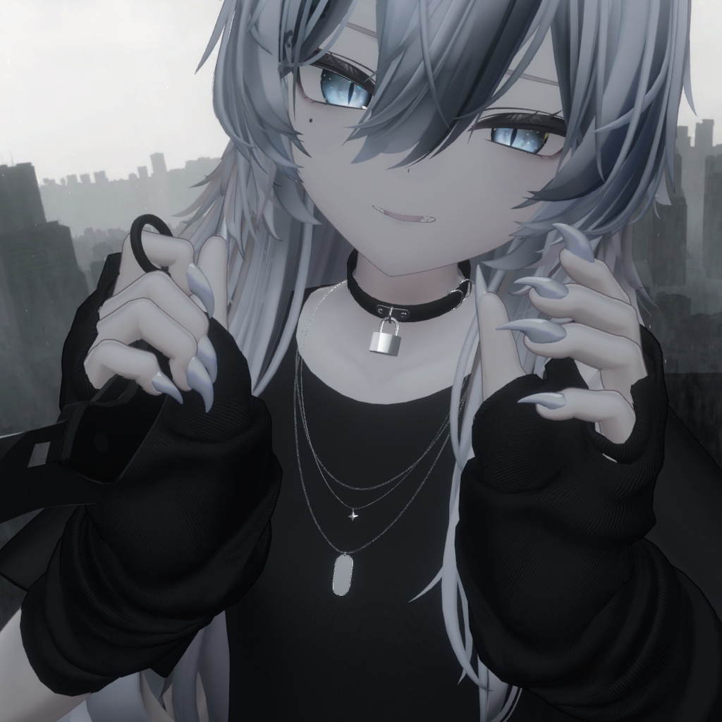 【複数対応】猫爪ネイル【VRchat想定】