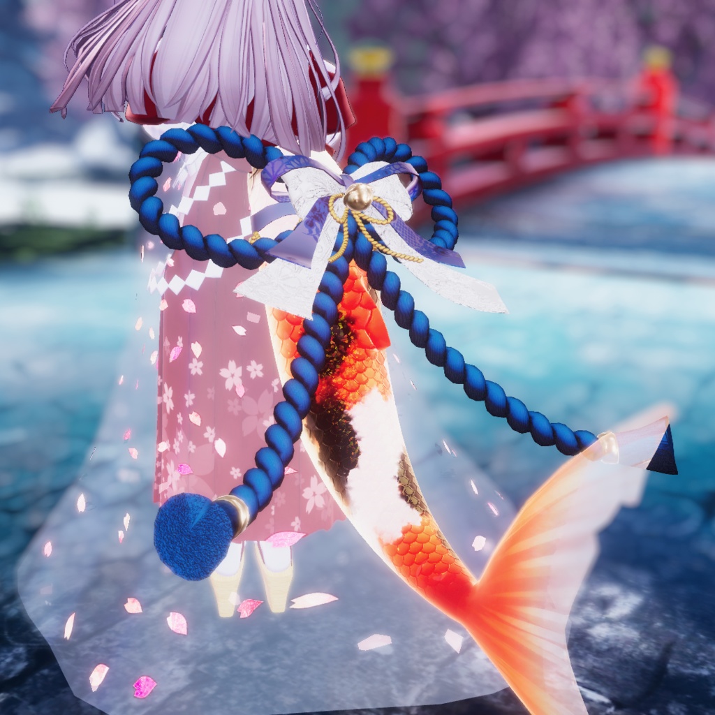 🦈【ルルネ】尻尾アクセ-飾り紐-【VRchat】