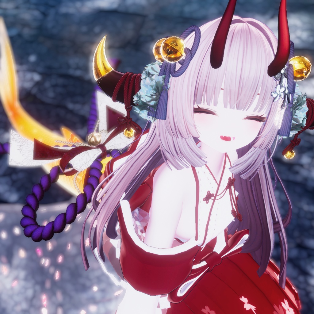 🦈【ルルネ】尻尾アクセ-飾り紐-【VRchat】