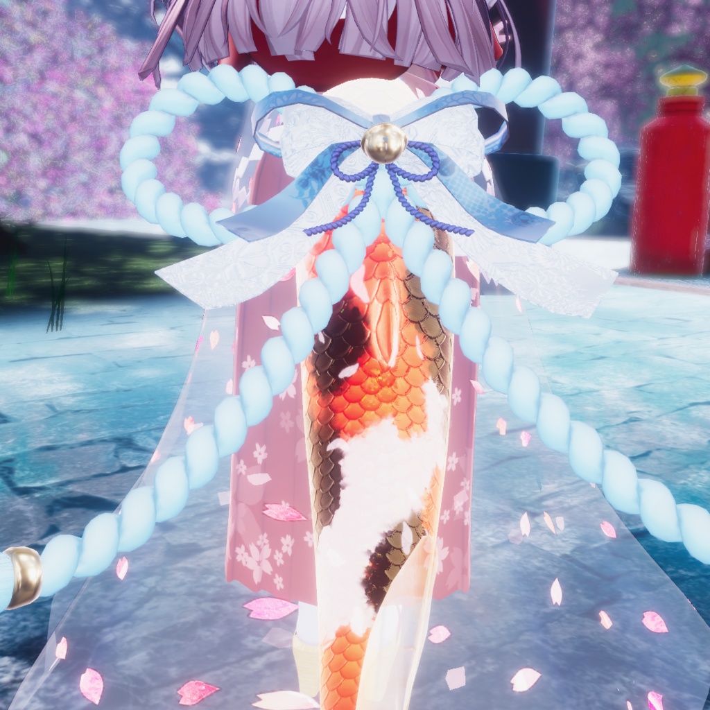 🦈【ルルネ】尻尾アクセ-飾り紐-【VRchat】