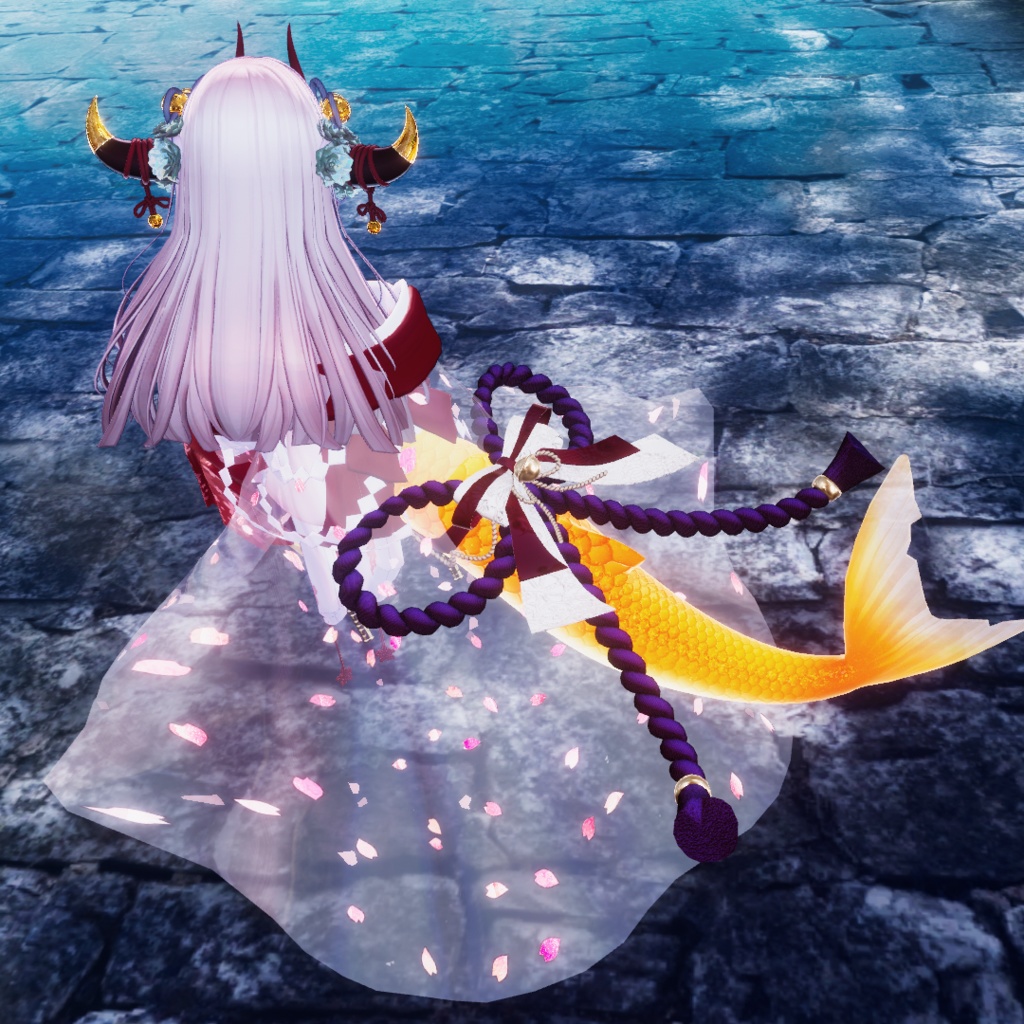 🦈【ルルネ】尻尾アクセ-飾り紐-【VRchat】