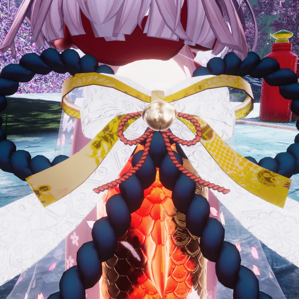 🦈【ルルネ】尻尾アクセ-飾り紐-【VRchat】