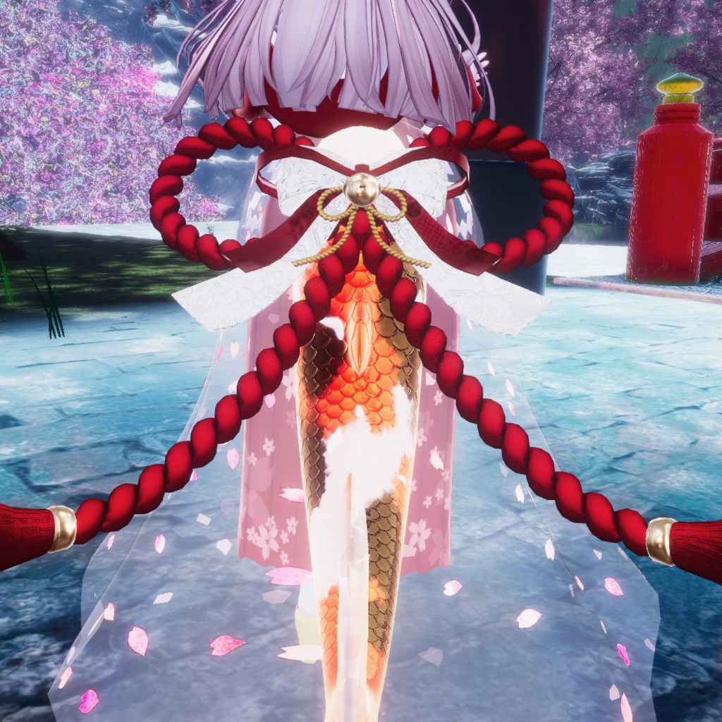 🦈【ルルネ】尻尾アクセ-飾り紐-【VRchat】