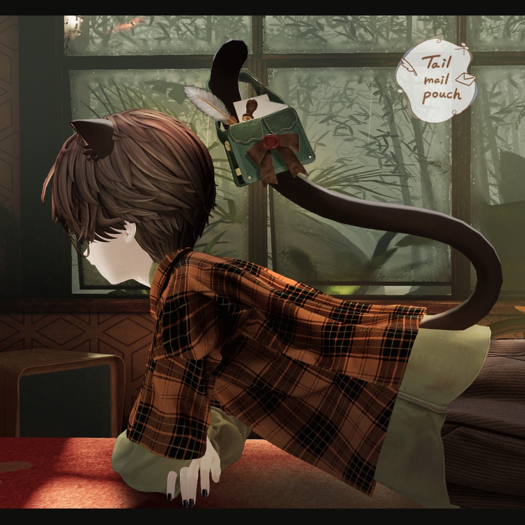 【複数対応】Tail mail pouch✉【VRChat】