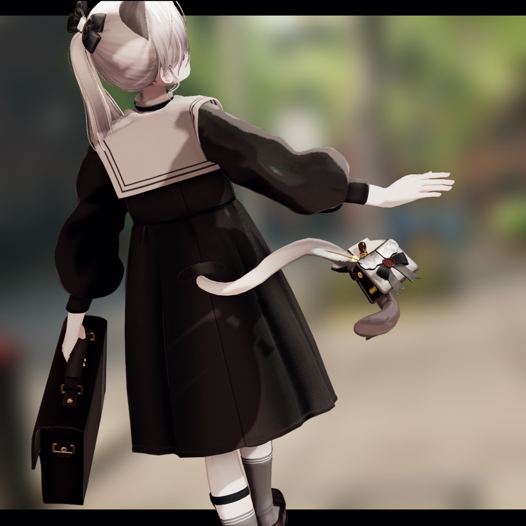 【複数対応】Tail mail pouch✉【VRChat】