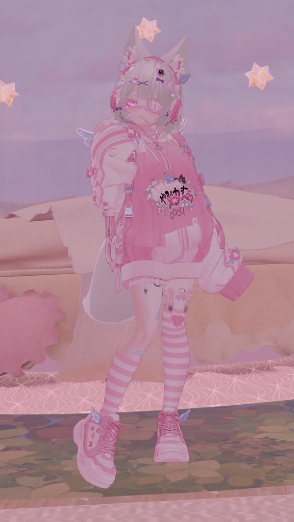 ゆめかわでやみかわでメンヘラなロゴ