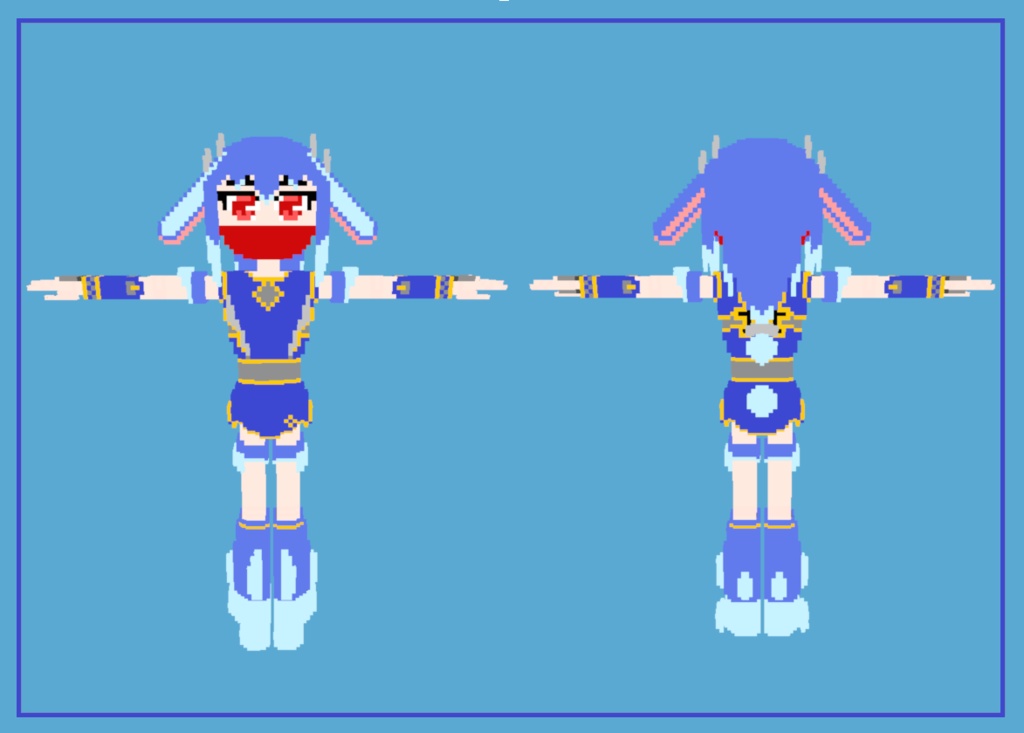 「searabbit セラヴィ」オリジナル3Dモデル