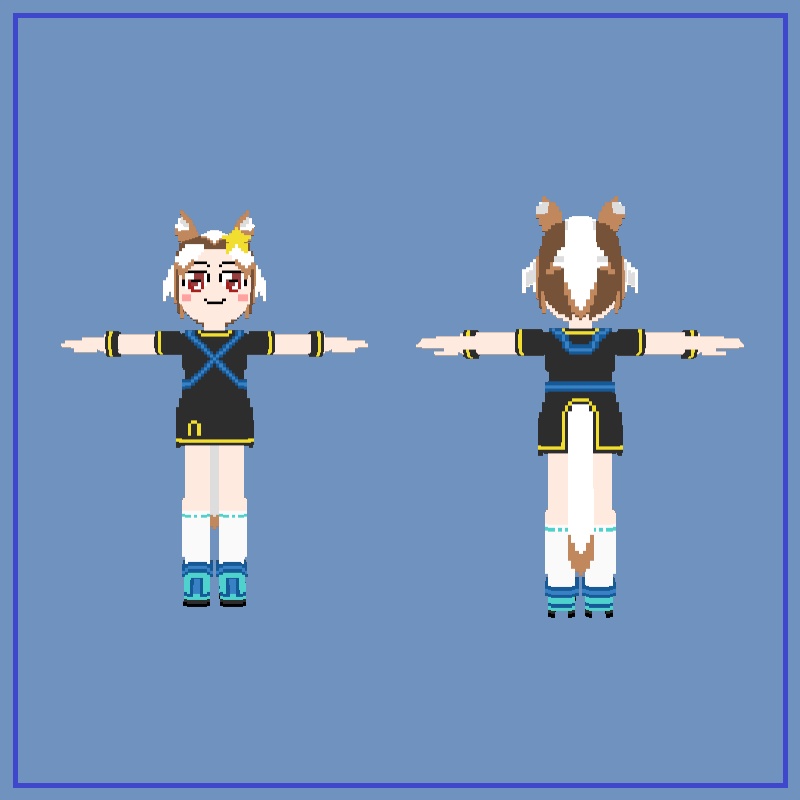 「seahorse セレット」オリジナル3Dモデル