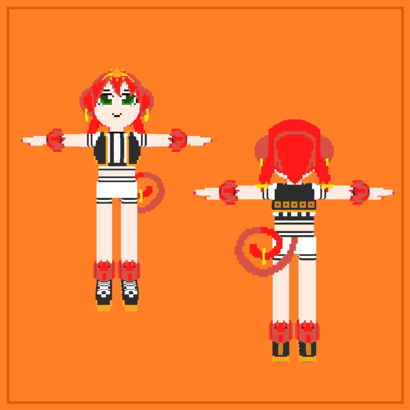 「seamonkey セキ」オリジナル3Dモデル