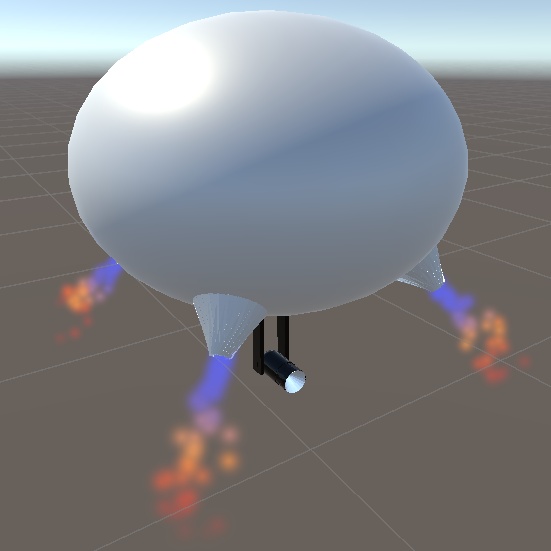 ホラーワールド探索用おともドローン　【VRChatアバター用ギミック】【無料】