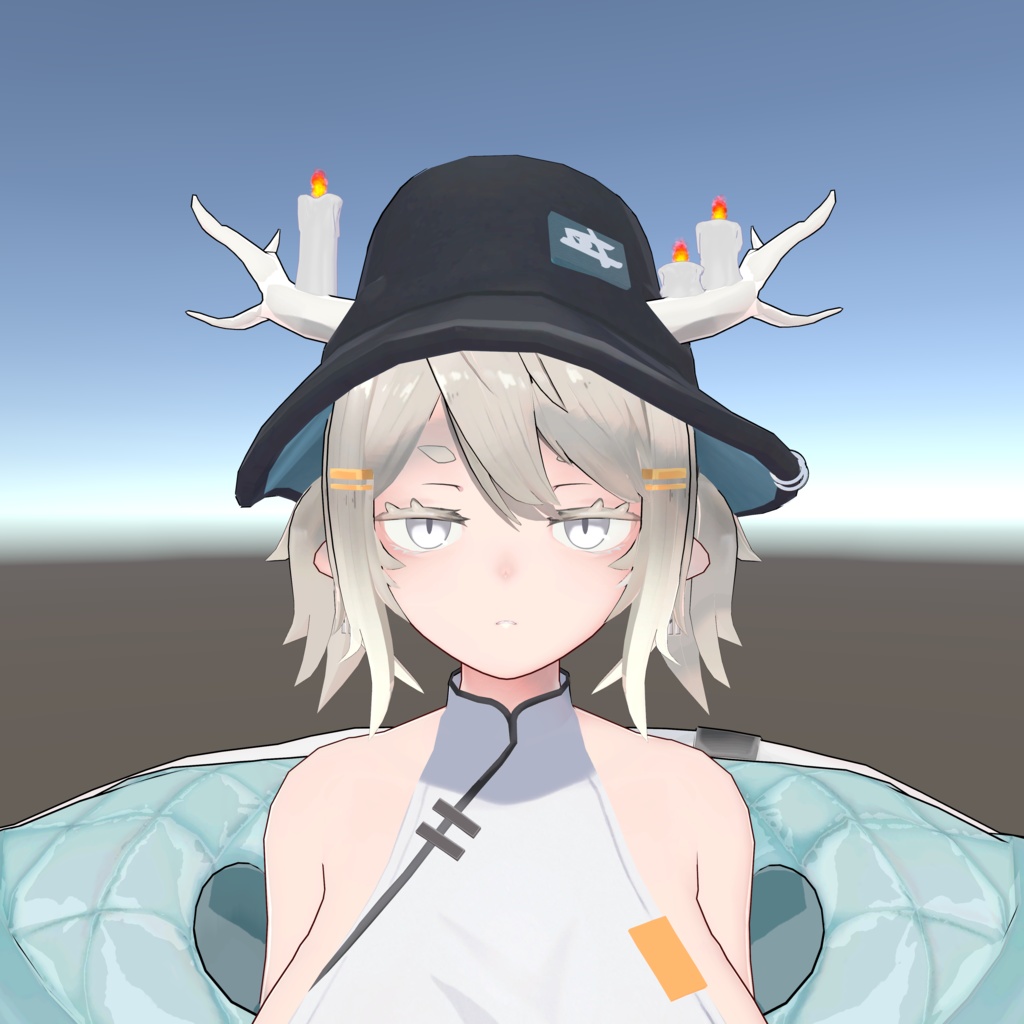 【龍のヨルちゃん用】ヨルちゃん用 角飾り‐ろうそく【MA対応】