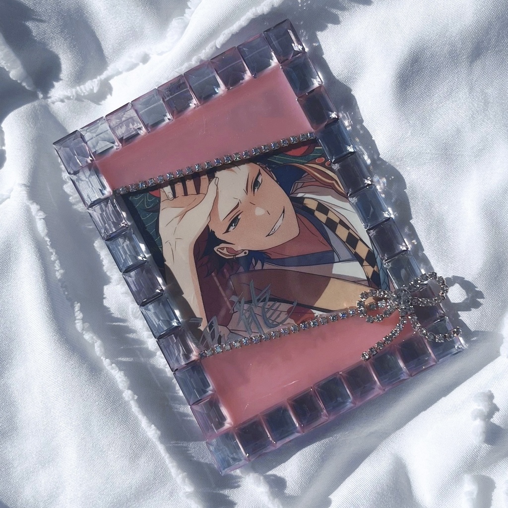 【硬質デコケース】ガラスフレーム