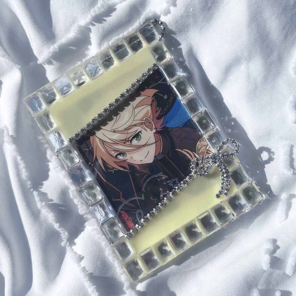 【硬質デコケース】ガラスフレーム