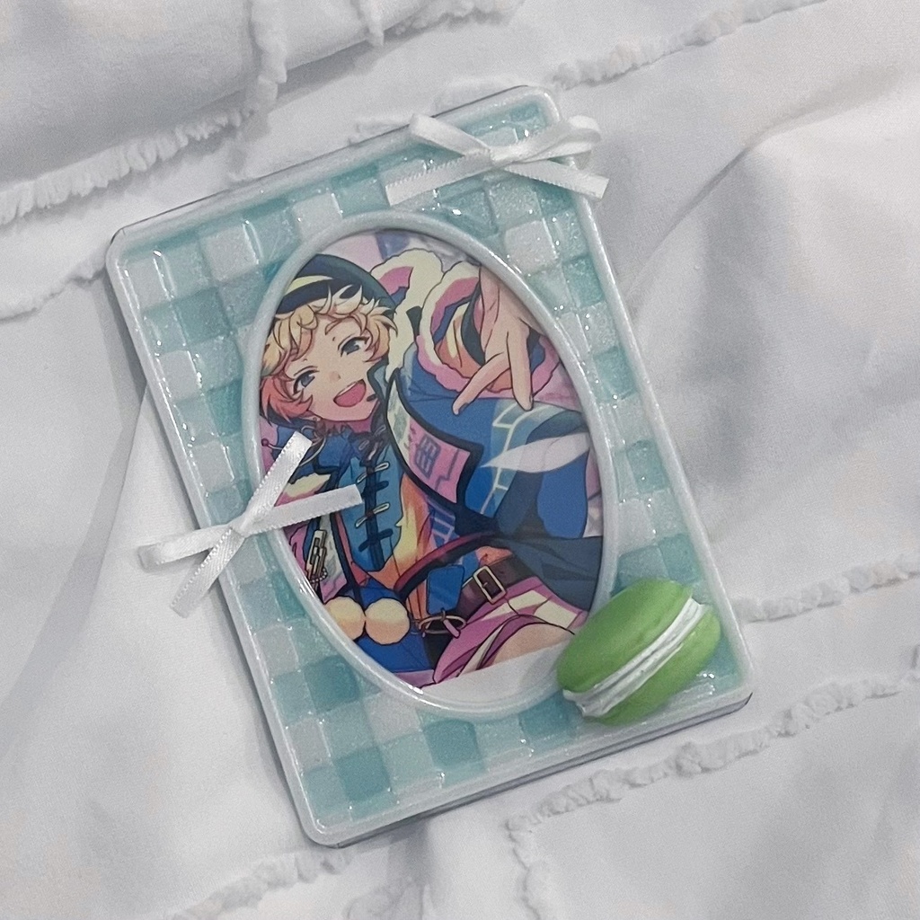 【硬質デコケース】ユニットモチーフギンガムチェックデコケース