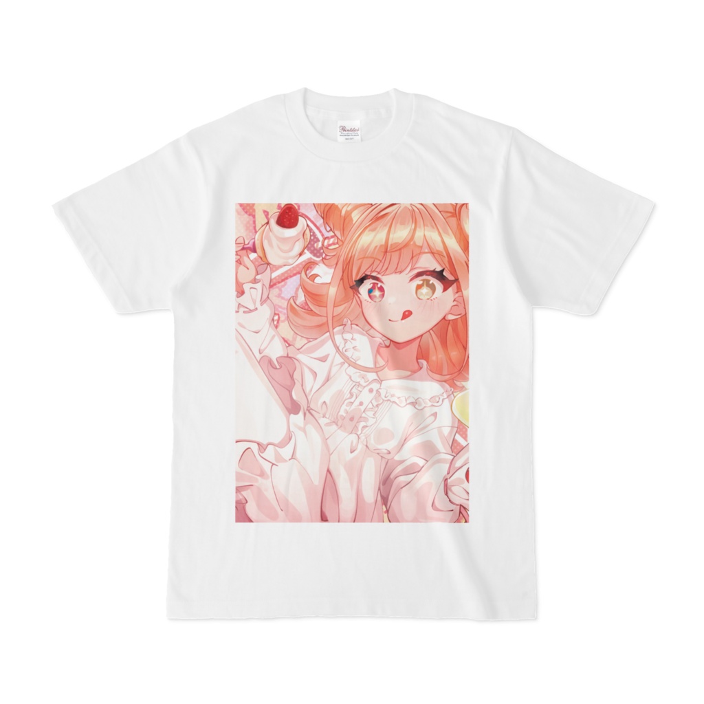 滝夜ノアルTシャツ②（S～XL）白／イラスト：やわた先生