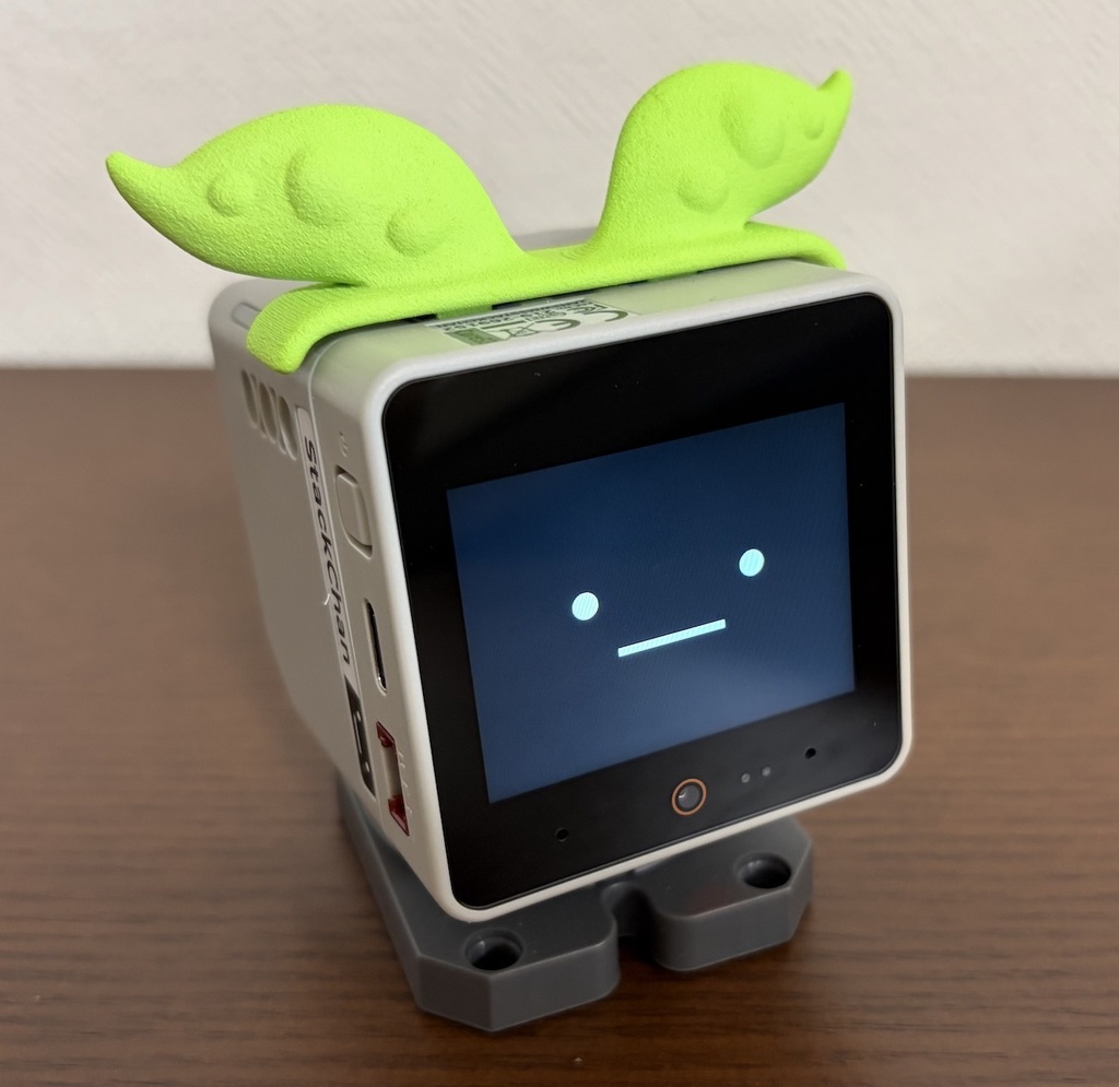 スタックチャン用「ずんだもんカチューシャ」の3Dプリントデータ