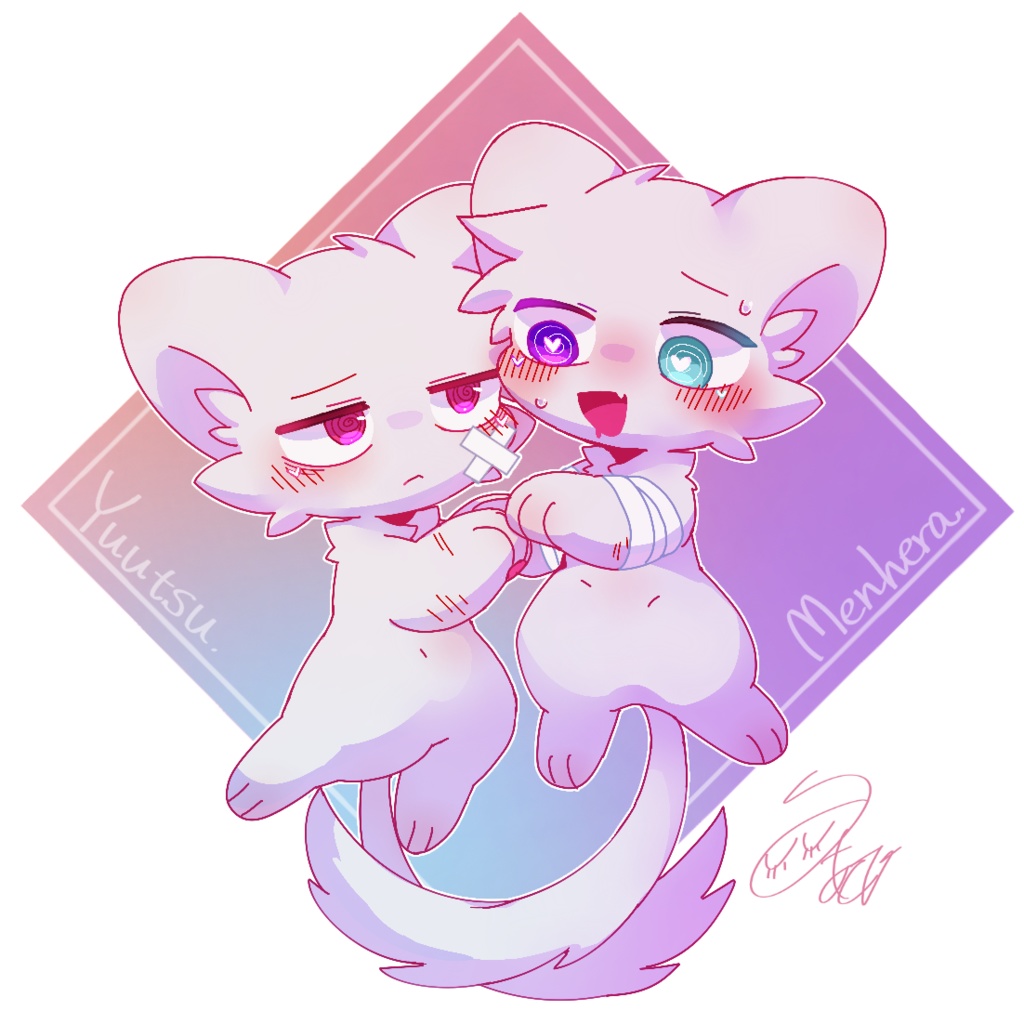 メンヘラくん×憂鬱くん アクリルキーホルダー