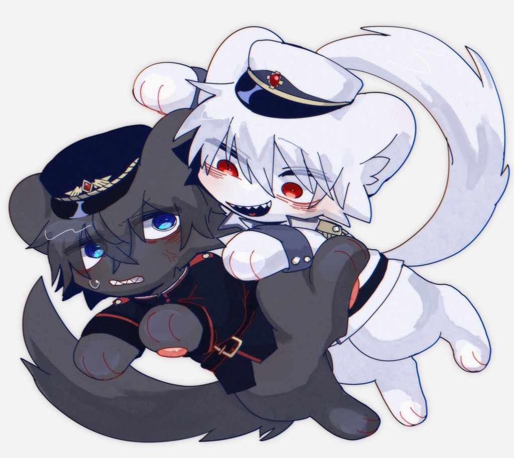 バニラ×ブラックペッパー アクリルキーホルダー