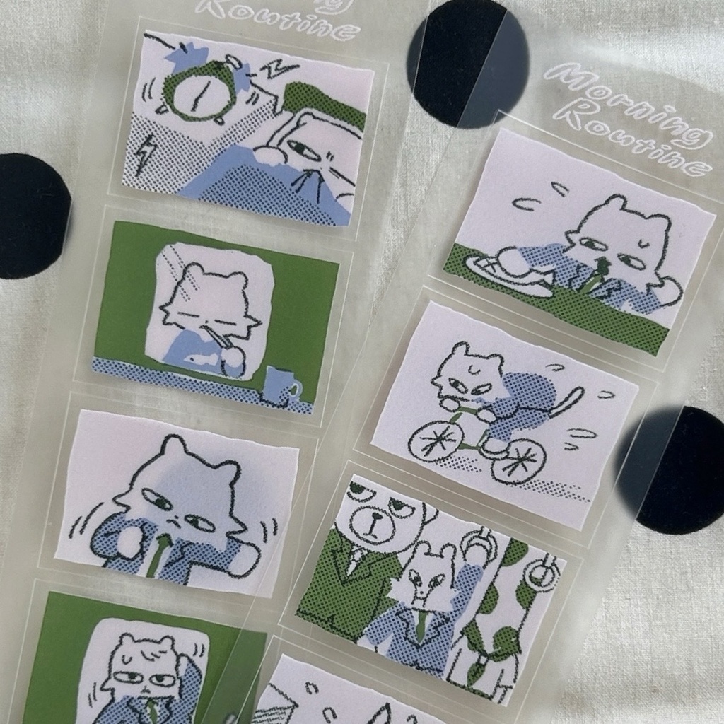 Morning Routine Sticker（カラーver）