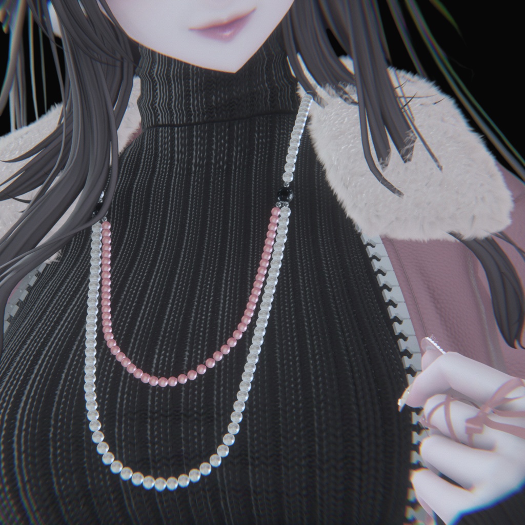 【首元から揺れる】Pearl Necklace