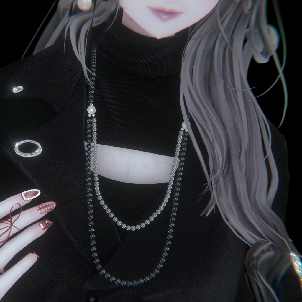 【首元から揺れる】Pearl Necklace