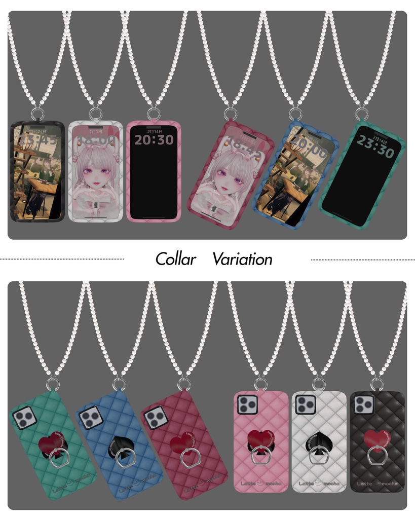 【写真が入れられる】推し活スマホネックレス
