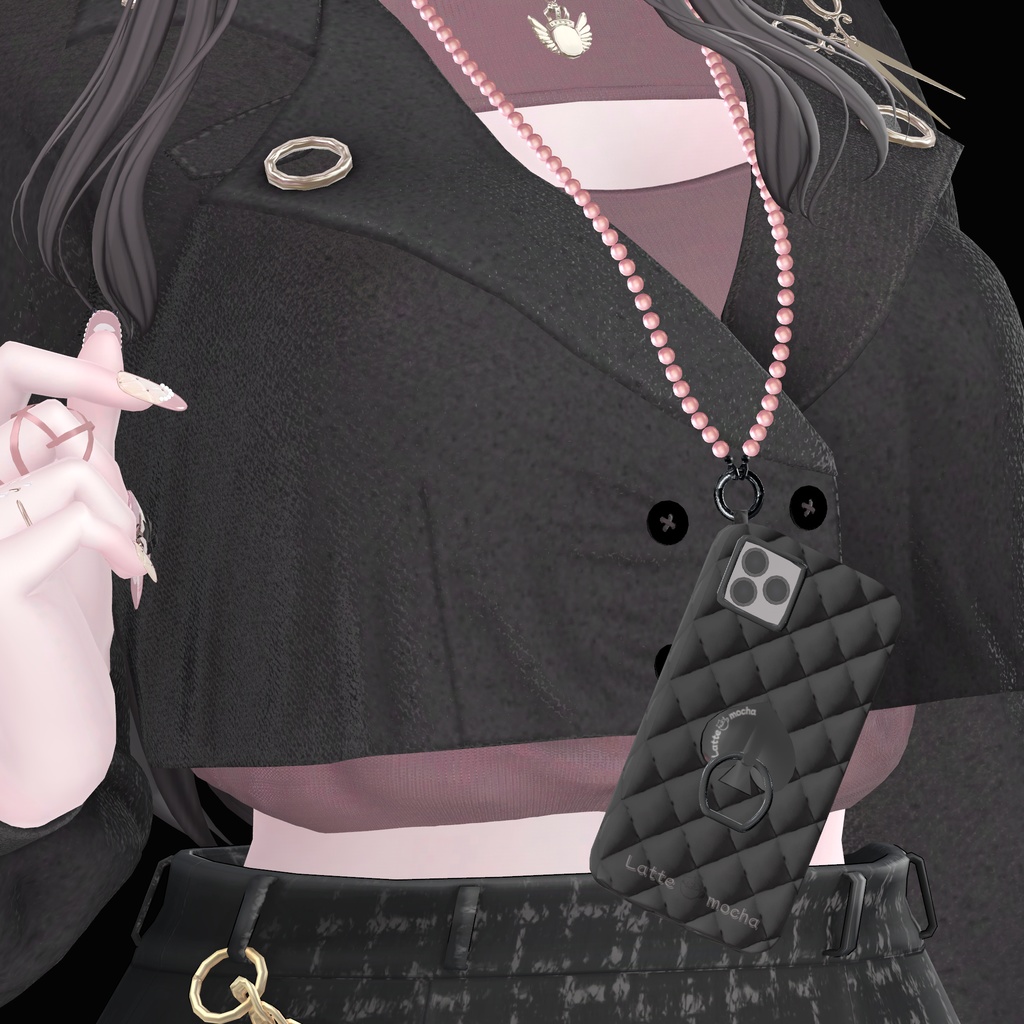 【写真が入れられる】推し活スマホネックレス